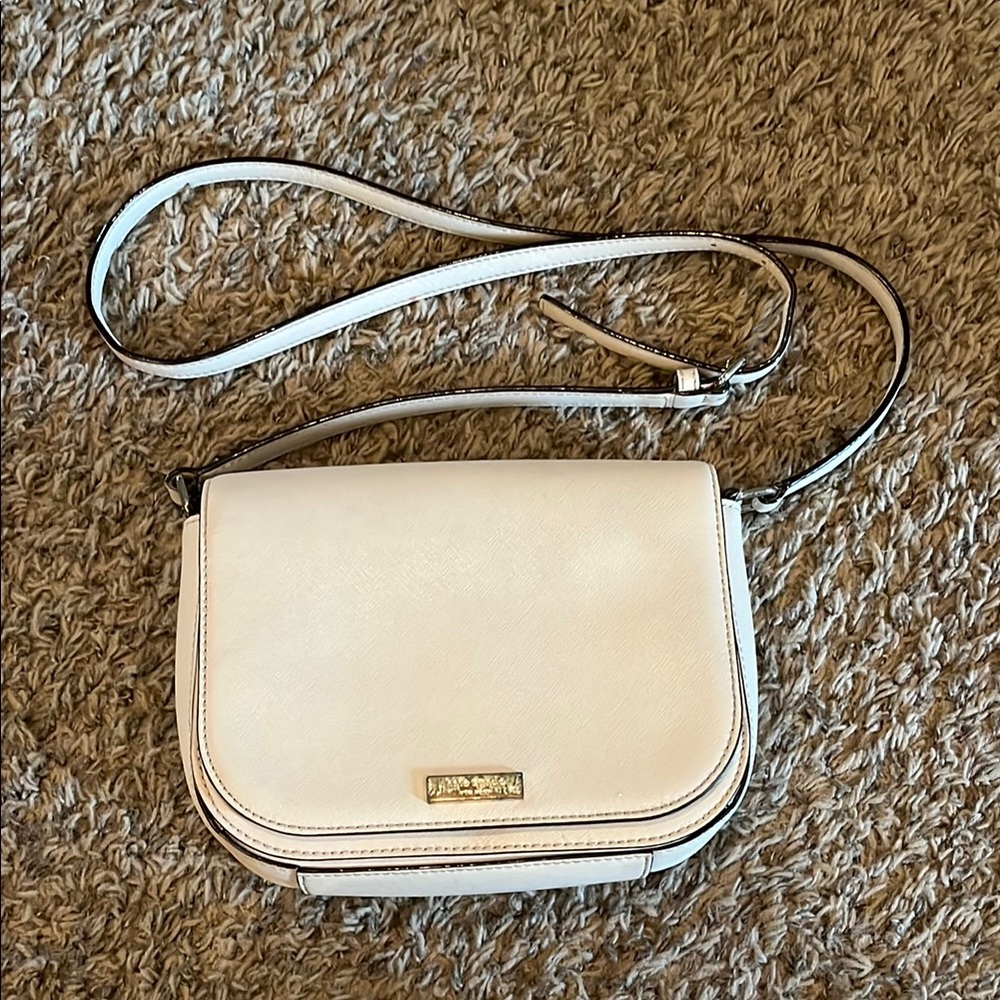 Kate Spade Elegant Cream Crossbody Bag